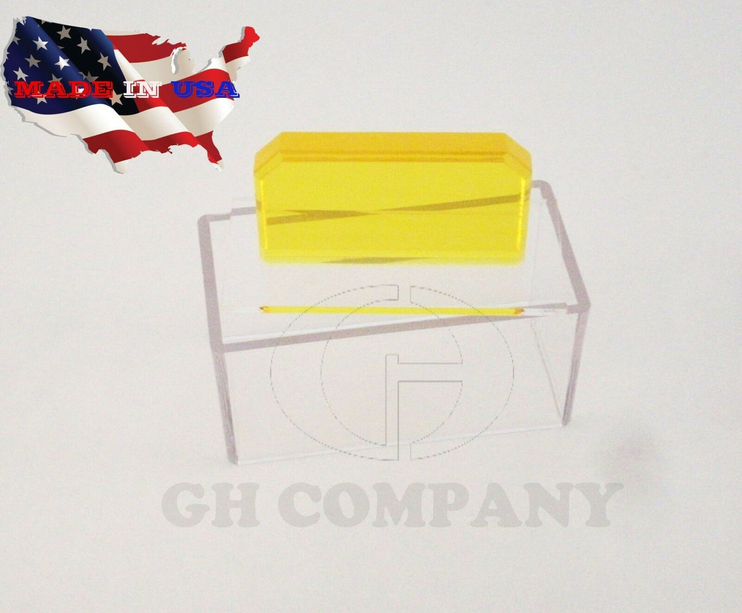 Yellow Enhanced Handle Single Acrylic Press Spam Musubi Non Stick Sushi Maker