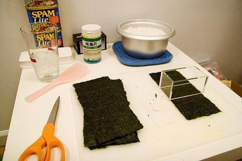 Single Acrylic Spam Musubi Sushi Maker Rice Press Bento Mold Non-Stick (ON SALE)