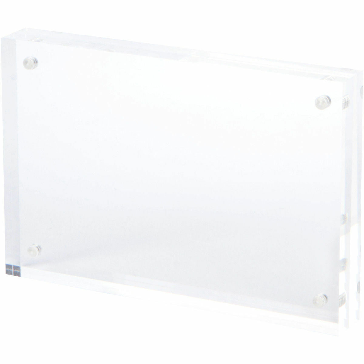 Clear Photo Frame For 4"x6" Pictures Free Standing (Frame size 5"x7")