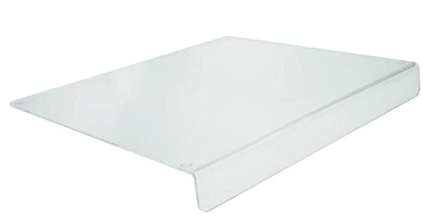 Clear Cutting Board for Kitchen with Lip with Non Slip 24" Wide x 18" Long