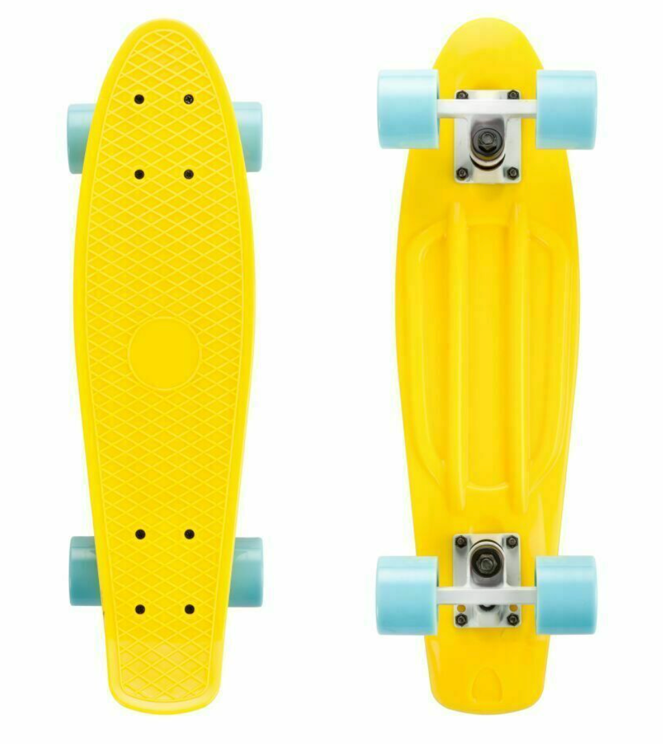 Yellow Skate Board Skateboard 22" Cruiser Board