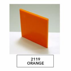 1/4" (6mm) Neon Orange 24" x 12" Fluorescent Acrylic Plexiglass Sheet