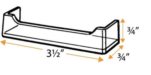 Business Card Holder Pocket Attachment Clear Acrylic Easy DIY