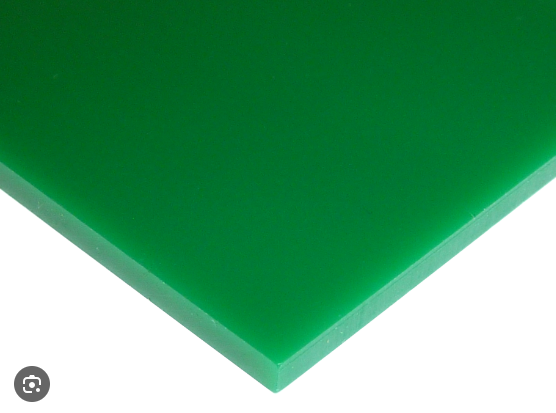 1/8" (0.118") Solid Forest Green Acrylic Plexiglass Sheet 12" x 12" Cast 3mm Thick Nominal Size AZM Displays