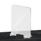 Clear Plexiglass Sneeze Guard 16"W x 30"H Germ Shield For Protection Free Standing Desktop