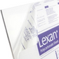 1/4" 6mm Clear Polycarbonate Lexan Sheet 12"x12" (0.220"-0.236")