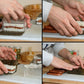 Gold Round Rod Handle w/ White Press Single Acrylic Spam Musubi Sushi Maker