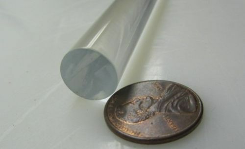 Clear Acrylic Round Rods 3/4" (0.75") Diameter, 24" Length