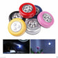 5 Pack Stick-on Push Light 3 LED Battery-powered Night Light (Red)