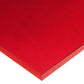 1/4" Translucent Dark Red Acrylic Plexiglass Sheet 12" x 12" Cast Acrylic