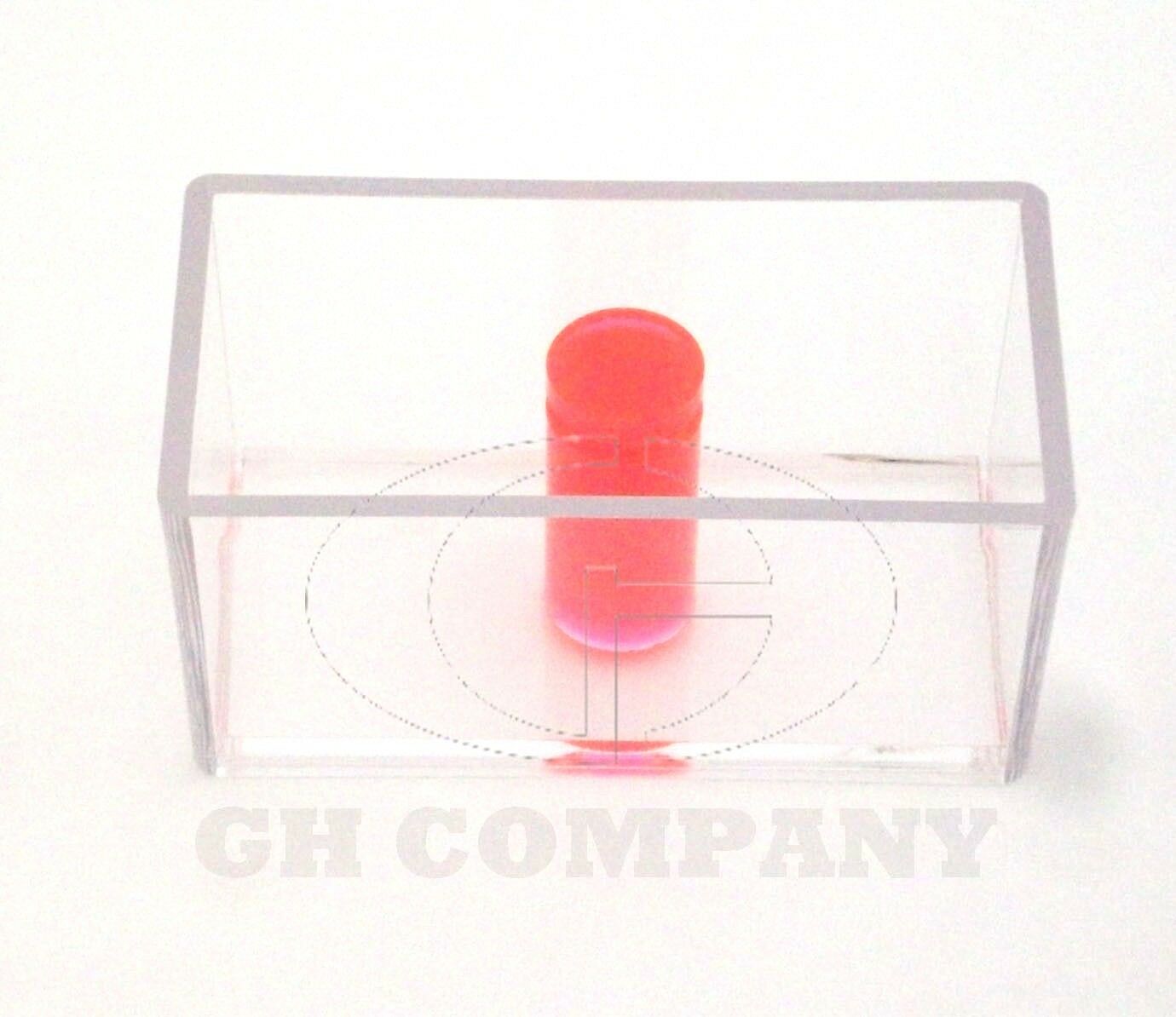 Red Round Rod Handle Single Acrylic Press Spam Musubi Non Stick Sushi Maker