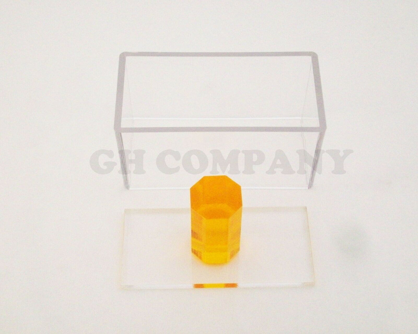 Orange Octagon Rod Single Acrylic Spam Musubi Non Stick Sushi Maker
