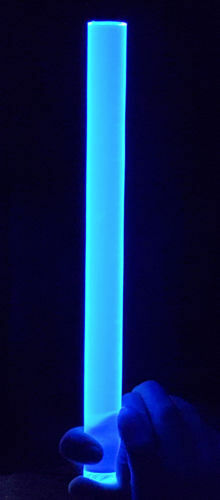 Translucent Blue Acrylic Round Rods 3/4" (0.75") Diameter, 12" Length AZM