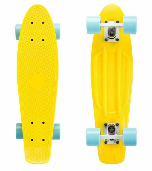Yellow Skate Board Skateboard 22" Cruiser Board