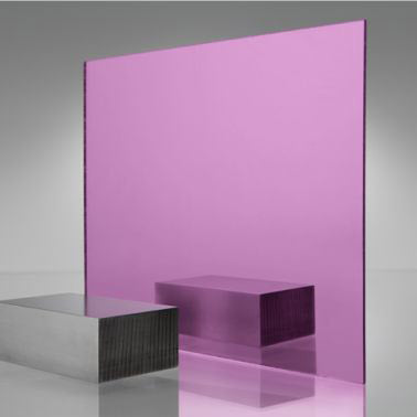 1/8" (3mm) Pink Mirror Acrylic Plexiglass Plastic Sheet 12" x 12"